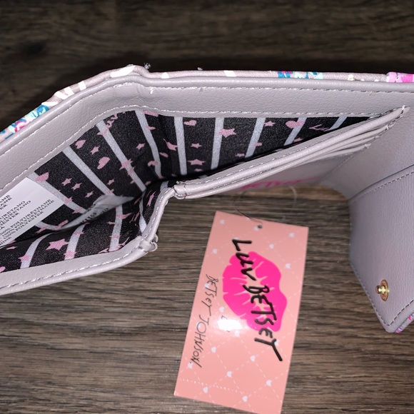 Betsey Johnson Floral Flap Wallet - Picture 7 of 7